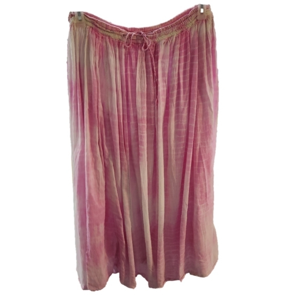 Mileage long tye dye full skirt. M runs large. Boho. Cottagecore. Broomstick